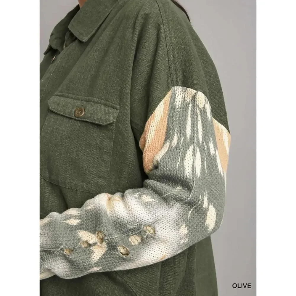 Umgee Button Down Collared Jacket - Picture 3 of 3